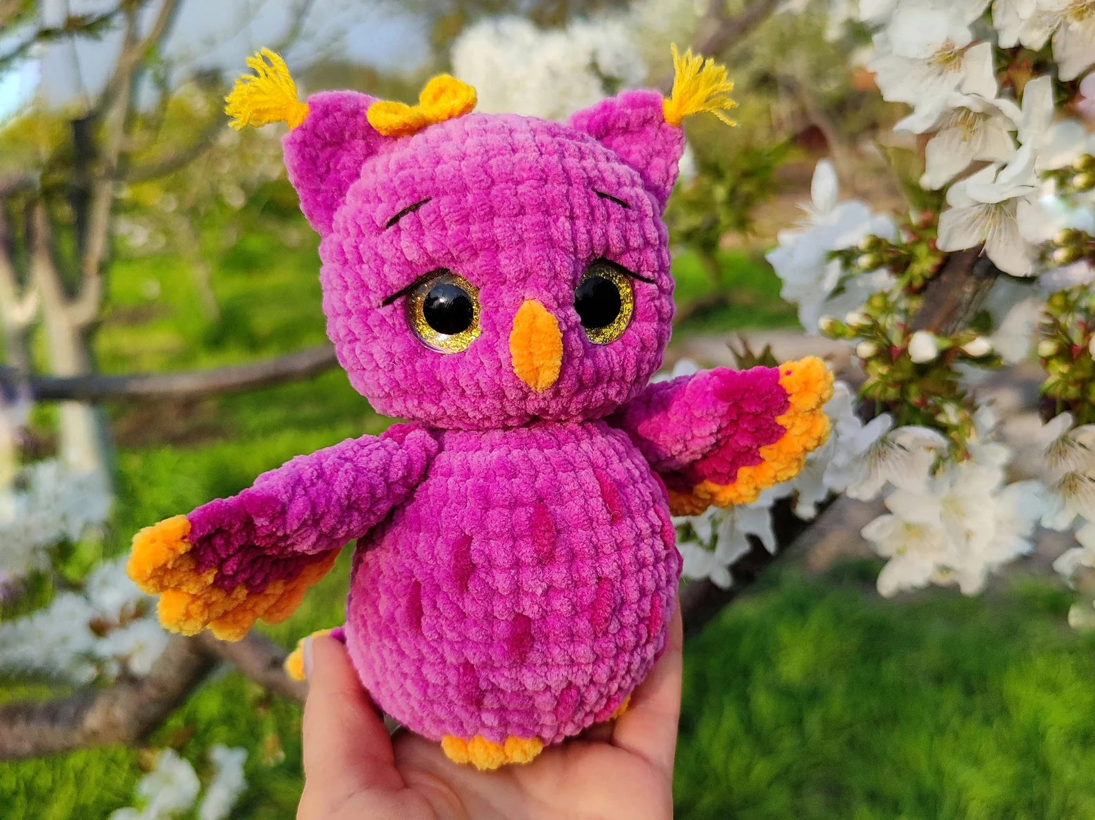 Owl Crochet Pattern Amigurumi PDF Tutorial