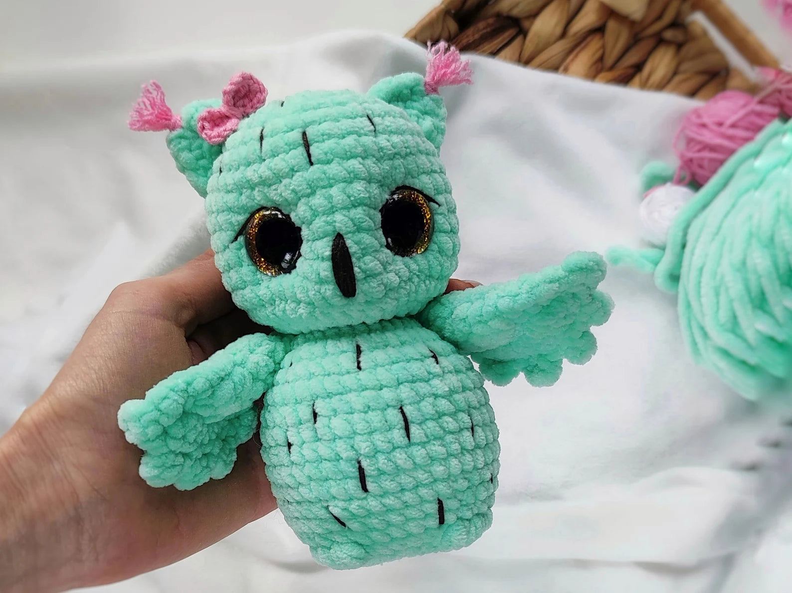 Owl Crochet Pattern Amigurumi PDF Tutorial